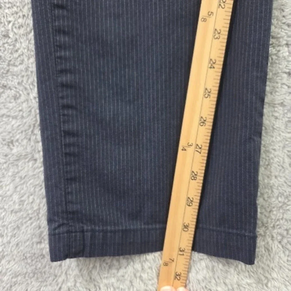 Banana‎ Republic Men's 31x32 Straight Fit Pants Navy Blue Pinstripe 100% Cotton